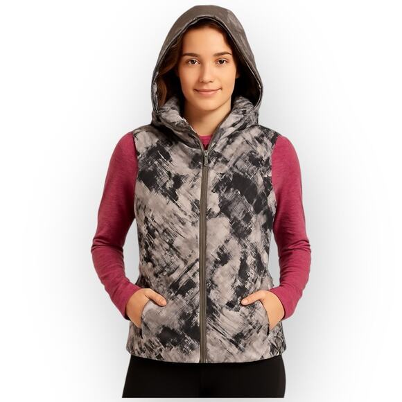 Gerry Reversible Packable Down Vest S Hooded Lightweight NWT Travel - Picture 2 of 12